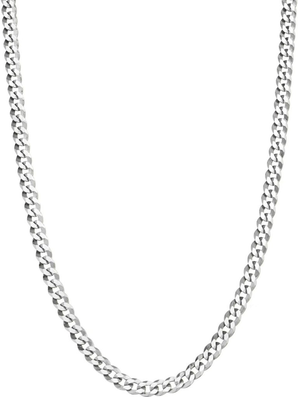 925 Sterling Silver Cuban Link Chain Necklace for Men & Women - 3.5mm Stylish